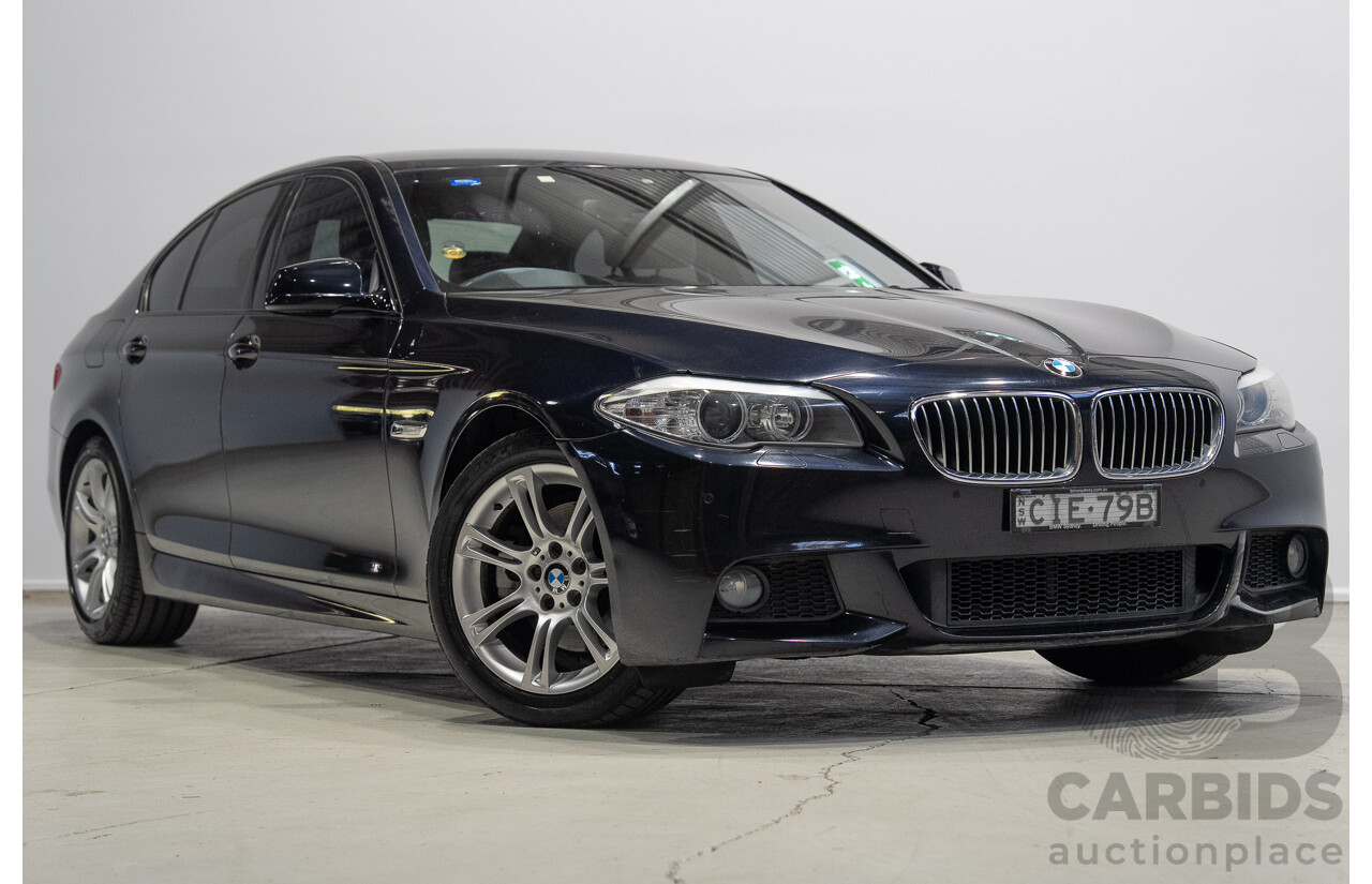 3/2012 BMW 520d M Sport F10 MY12 4d Sedan Carbon Black Metallic Turbo 2.0L