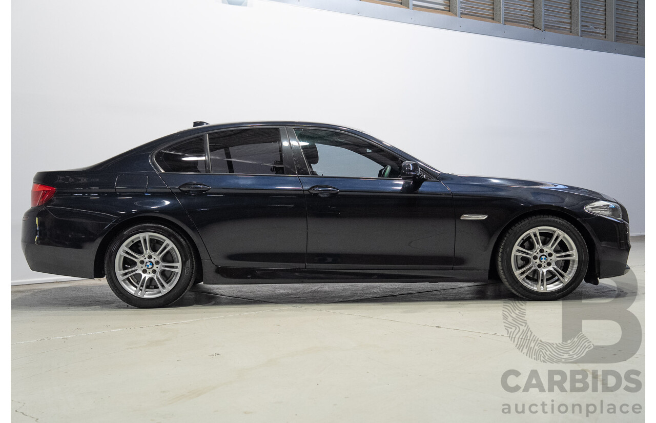 3/2012 BMW 520d M Sport F10 MY12 4d Sedan Carbon Black Metallic Turbo 2.0L