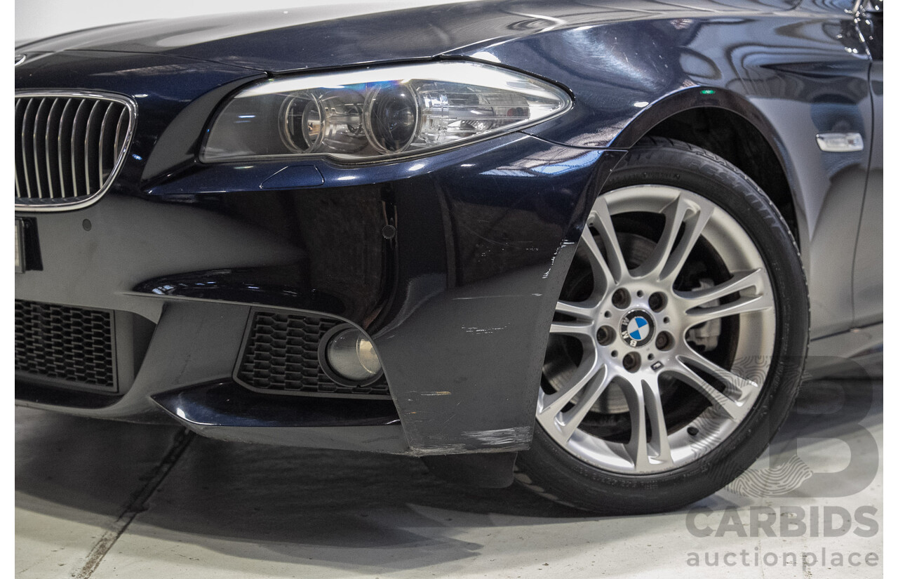 3/2012 BMW 520d M Sport F10 MY12 4d Sedan Carbon Black Metallic Turbo 2.0L
