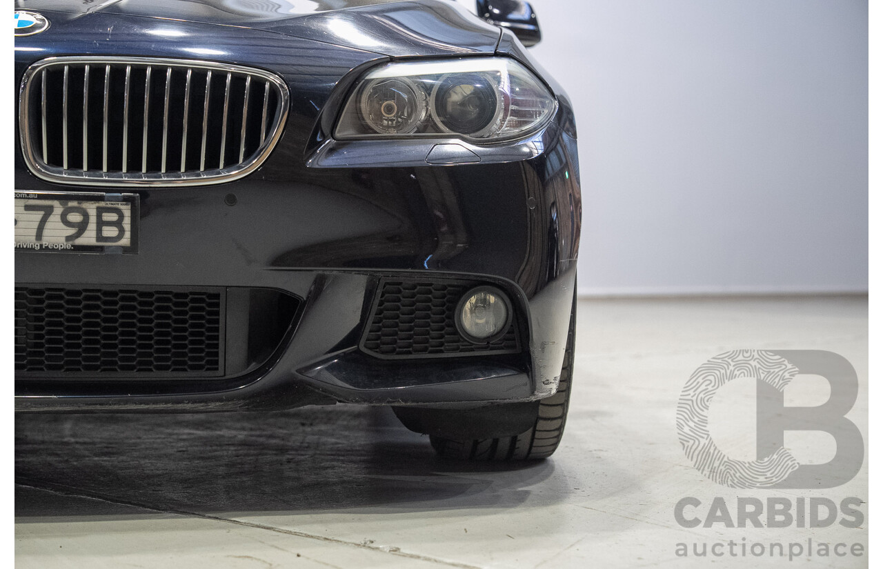 3/2012 BMW 520d M Sport F10 MY12 4d Sedan Carbon Black Metallic Turbo 2.0L
