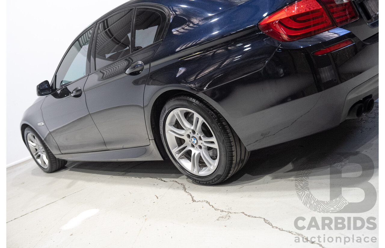 3/2012 BMW 520d M Sport F10 MY12 4d Sedan Carbon Black Metallic Turbo 2.0L