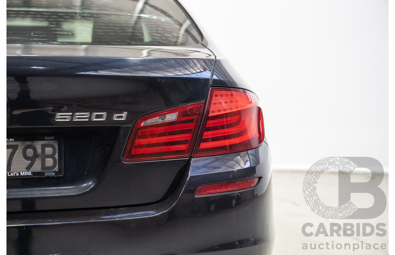 3/2012 BMW 520d M Sport F10 MY12 4d Sedan Carbon Black Metallic Turbo 2.0L