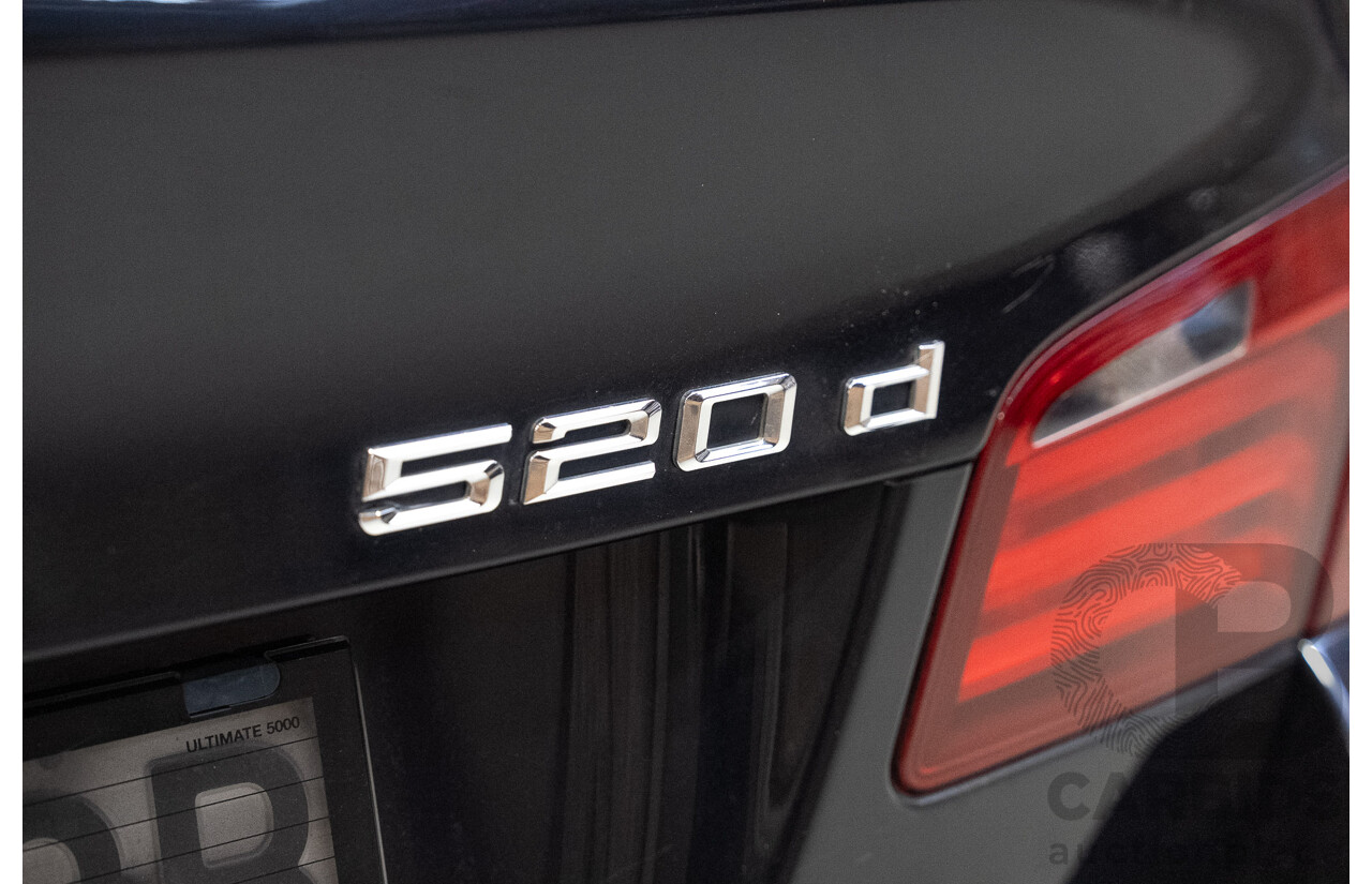 3/2012 BMW 520d M Sport F10 MY12 4d Sedan Carbon Black Metallic Turbo 2.0L