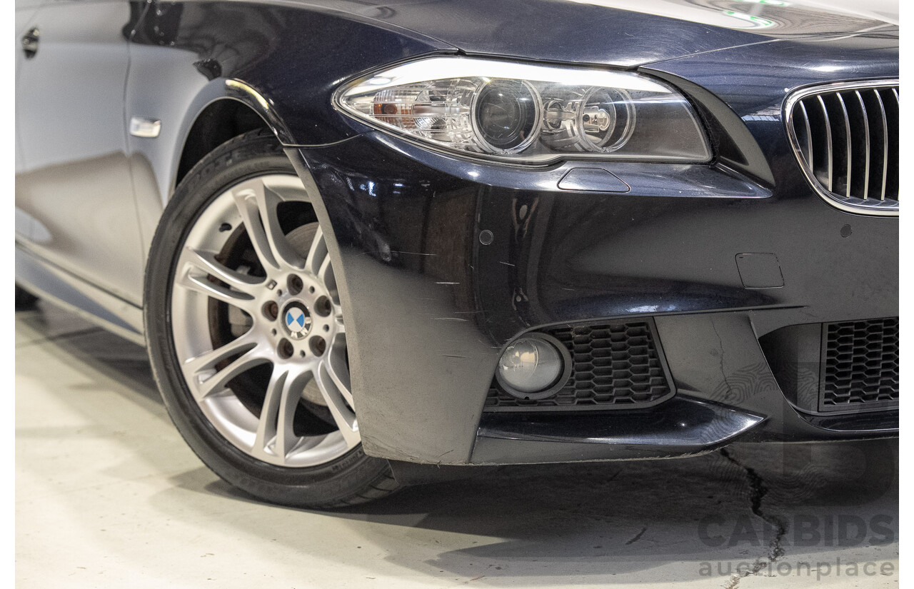3/2012 BMW 520d M Sport F10 MY12 4d Sedan Carbon Black Metallic Turbo 2.0L