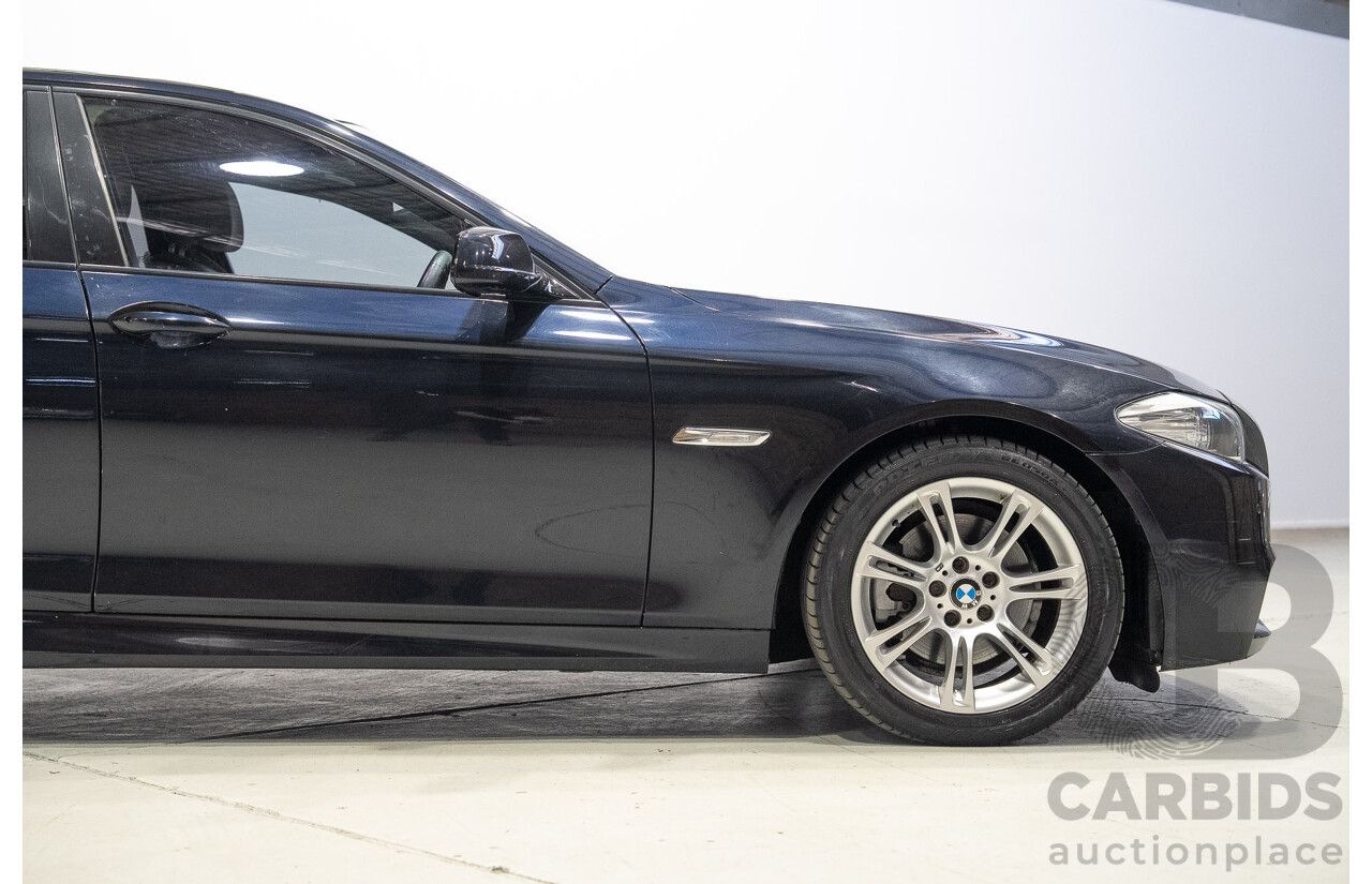 3/2012 BMW 520d M Sport F10 MY12 4d Sedan Carbon Black Metallic Turbo 2.0L