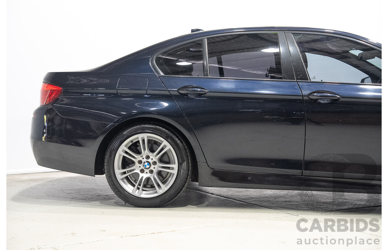 3/2012 BMW 520d M Sport F10 MY12 4d Sedan Carbon Black Metallic Turbo 2.0L