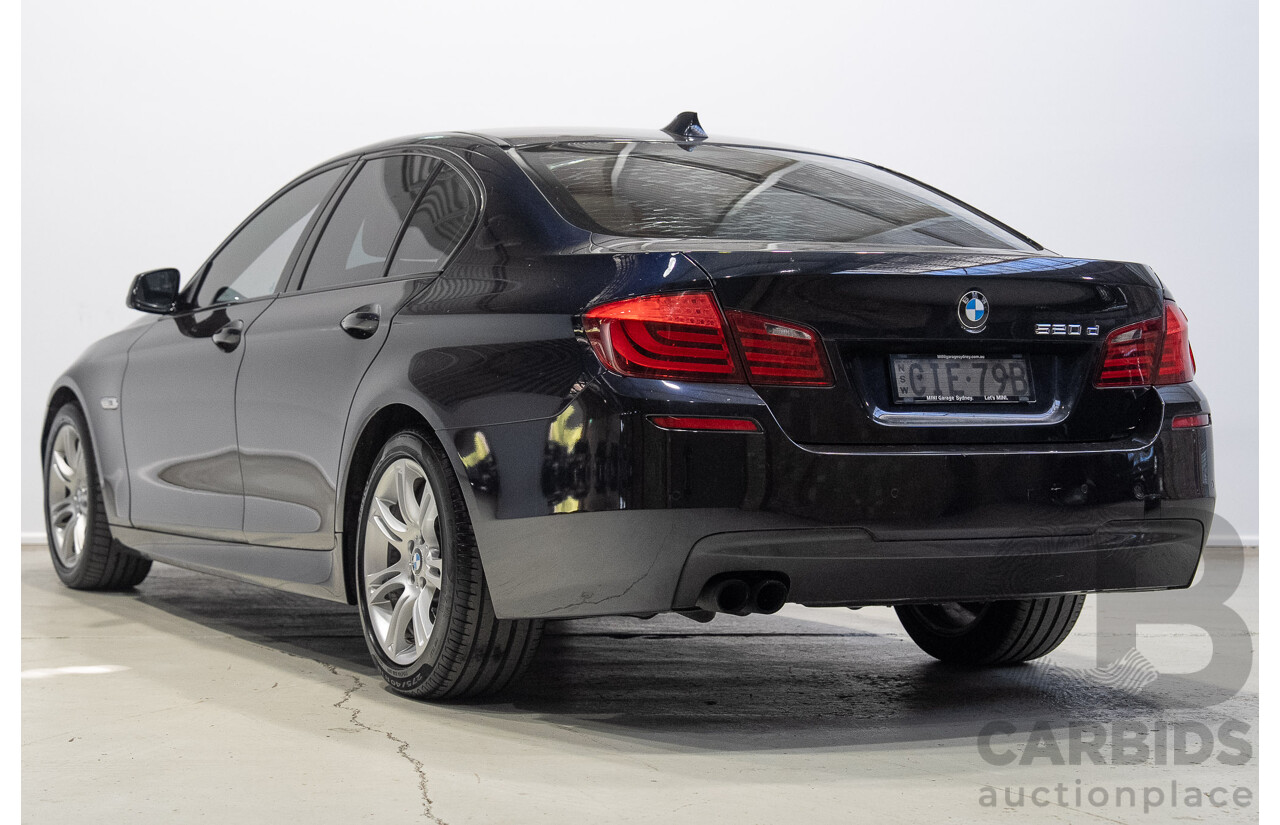 3/2012 BMW 520d M Sport F10 MY12 4d Sedan Carbon Black Metallic Turbo 2.0L