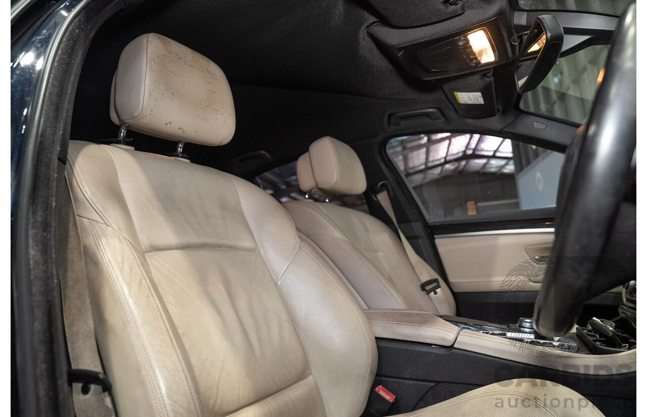 3/2012 BMW 520d M Sport F10 MY12 4d Sedan Carbon Black Metallic Turbo 2.0L