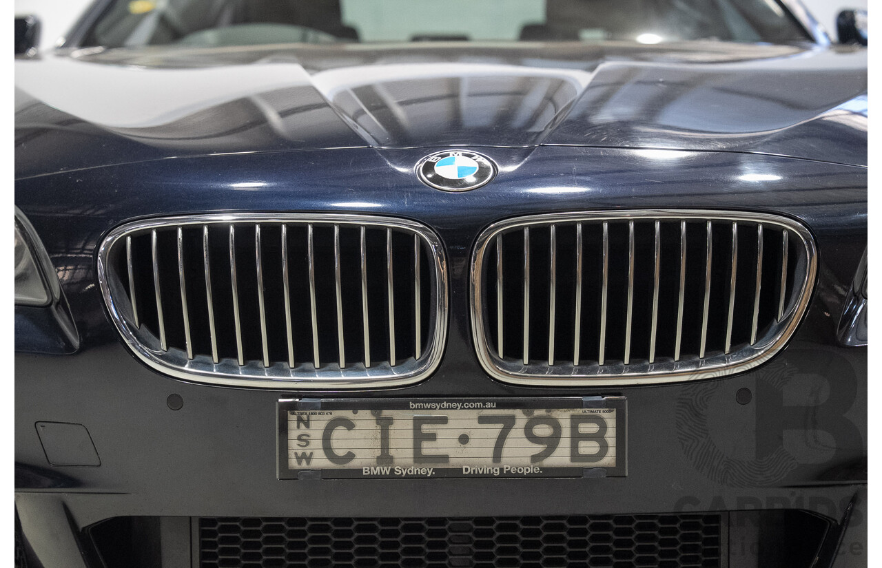 3/2012 BMW 520d M Sport F10 MY12 4d Sedan Carbon Black Metallic Turbo 2.0L