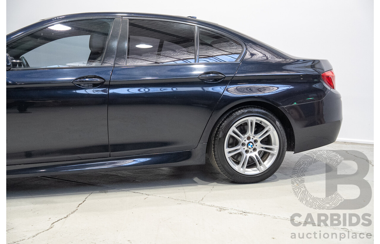 3/2012 BMW 520d M Sport F10 MY12 4d Sedan Carbon Black Metallic Turbo 2.0L