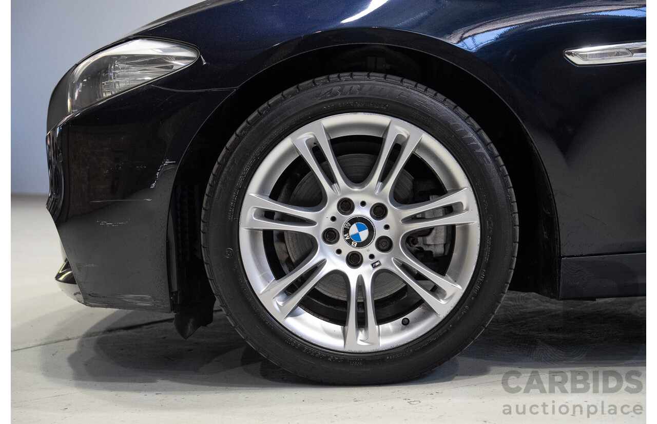 3/2012 BMW 520d M Sport F10 MY12 4d Sedan Carbon Black Metallic Turbo 2.0L