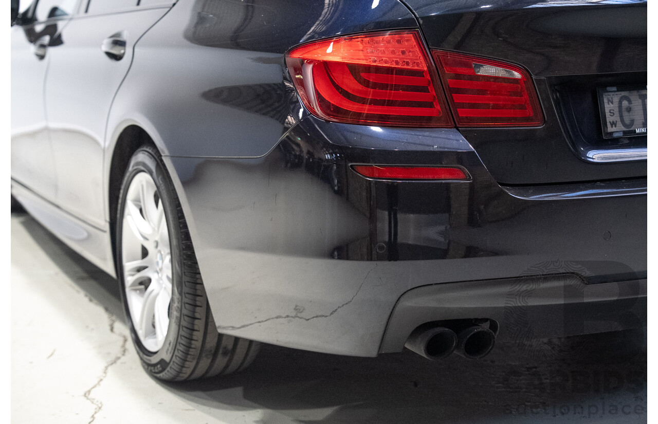 3/2012 BMW 520d M Sport F10 MY12 4d Sedan Carbon Black Metallic Turbo 2.0L