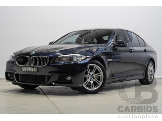 3/2012 BMW 520d M Sport F10 MY12 4d Sedan Carbon Black Metallic Turbo 2.0L
