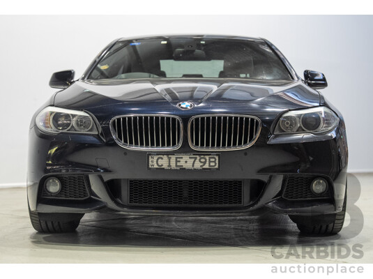 3/2012 BMW 520d M Sport F10 MY12 4d Sedan Carbon Black Metallic Turbo 2.0L