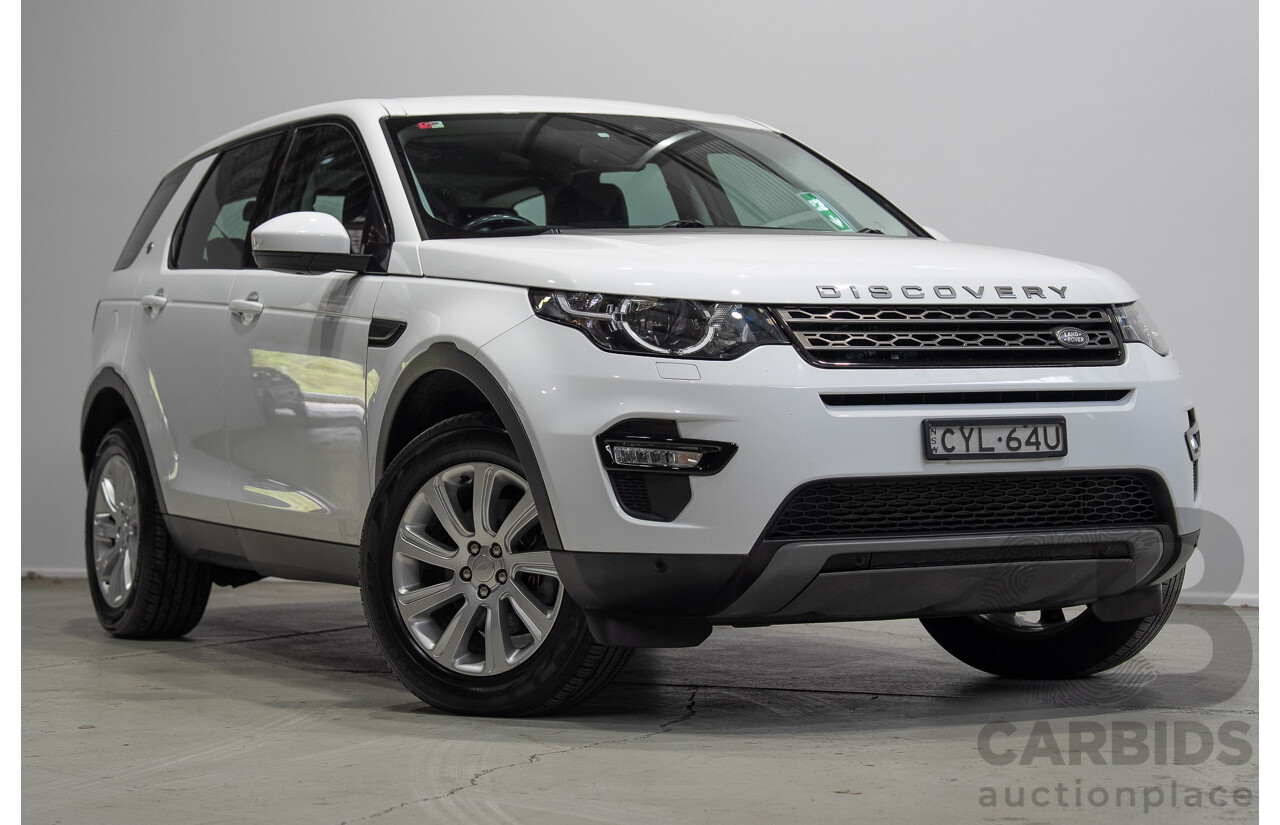 06/2015 Land Rover Discovery Sport SD4 SE (AWD) LC 4d Wagon Fuji White Turbo Diesel 2.2L - 7 Seater