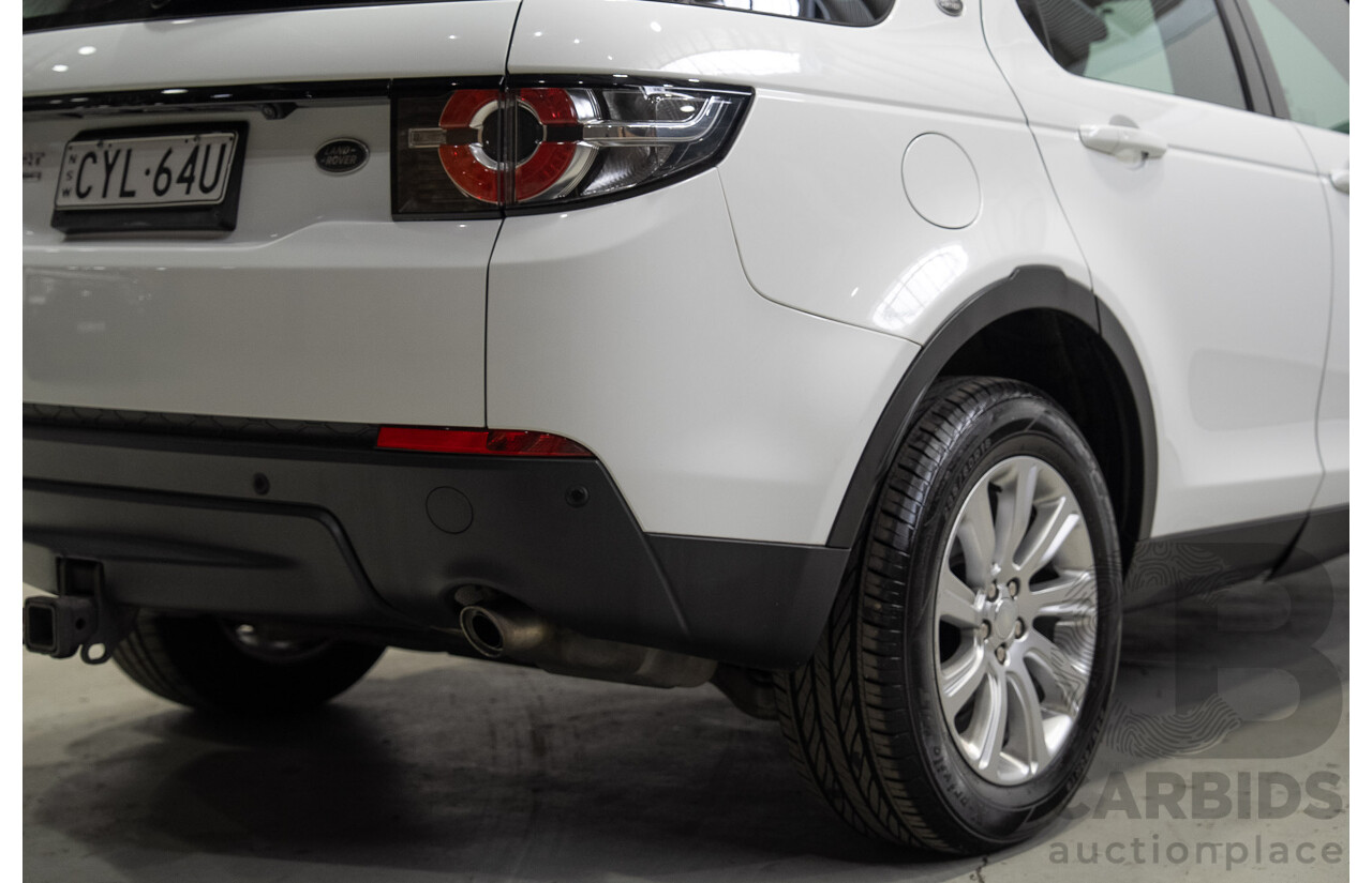 06/2015 Land Rover Discovery Sport SD4 SE (AWD) LC 4d Wagon Fuji White Turbo Diesel 2.2L - 7 Seater