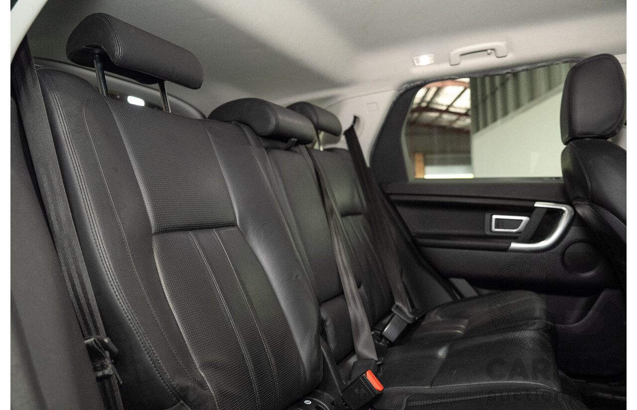 06/2015 Land Rover Discovery Sport SD4 SE (AWD) LC 4d Wagon Fuji White Turbo Diesel 2.2L - 7 Seater