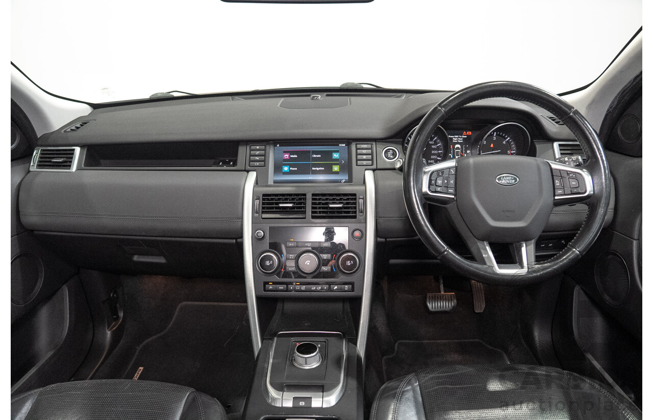 06/2015 Land Rover Discovery Sport SD4 SE (AWD) LC 4d Wagon Fuji White Turbo Diesel 2.2L - 7 Seater