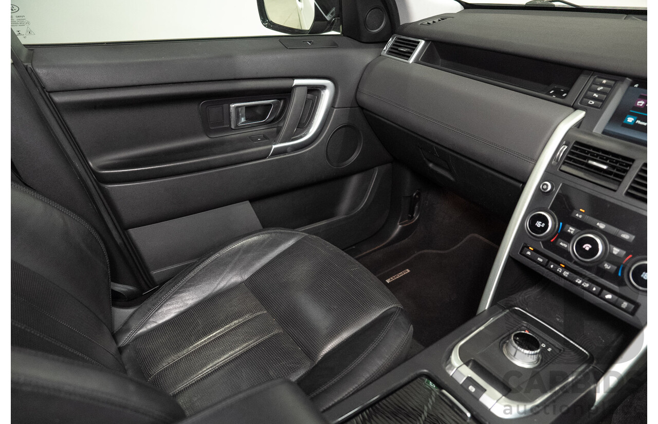 06/2015 Land Rover Discovery Sport SD4 SE (AWD) LC 4d Wagon Fuji White Turbo Diesel 2.2L - 7 Seater