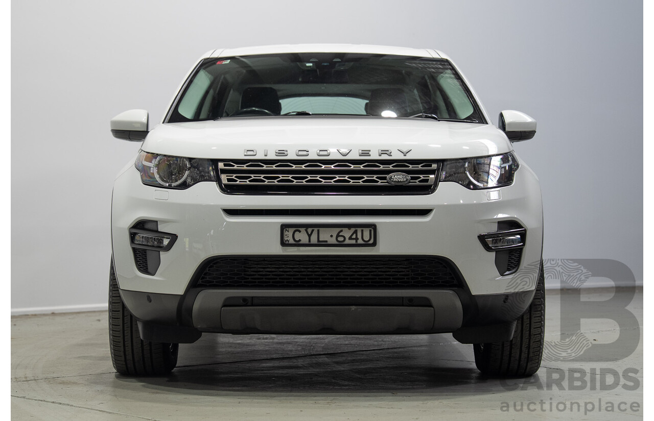 06/2015 Land Rover Discovery Sport SD4 SE (AWD) LC 4d Wagon Fuji White Turbo Diesel 2.2L - 7 Seater
