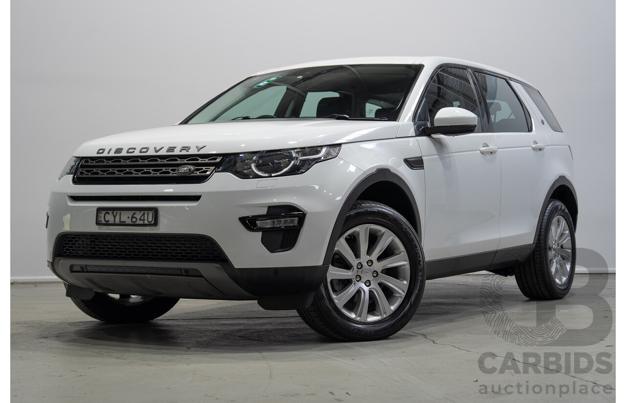 06/2015 Land Rover Discovery Sport SD4 SE (AWD) LC 4d Wagon Fuji White Turbo Diesel 2.2L - 7 Seater