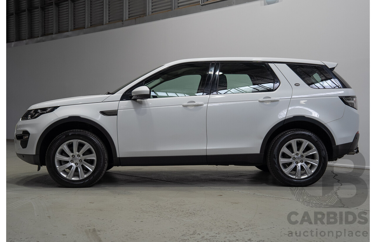 06/2015 Land Rover Discovery Sport SD4 SE (AWD) LC 4d Wagon Fuji White Turbo Diesel 2.2L - 7 Seater
