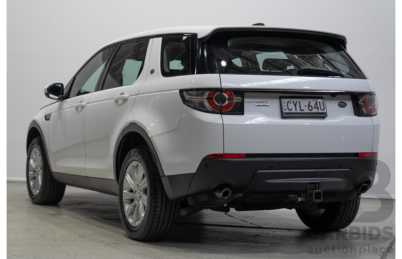 06/2015 Land Rover Discovery Sport SD4 SE (AWD) LC 4d Wagon Fuji White Turbo Diesel 2.2L - 7 Seater