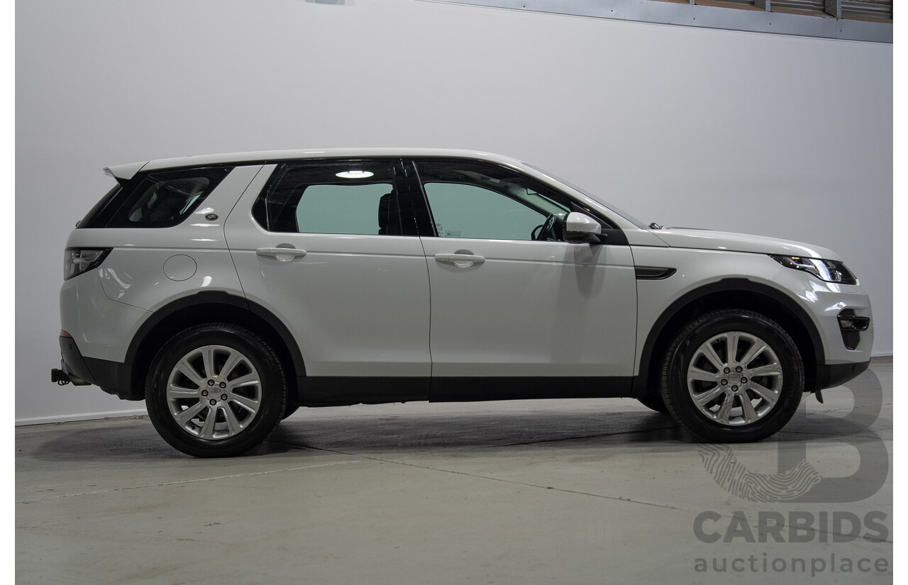 06/2015 Land Rover Discovery Sport SD4 SE (AWD) LC 4d Wagon Fuji White Turbo Diesel 2.2L - 7 Seater