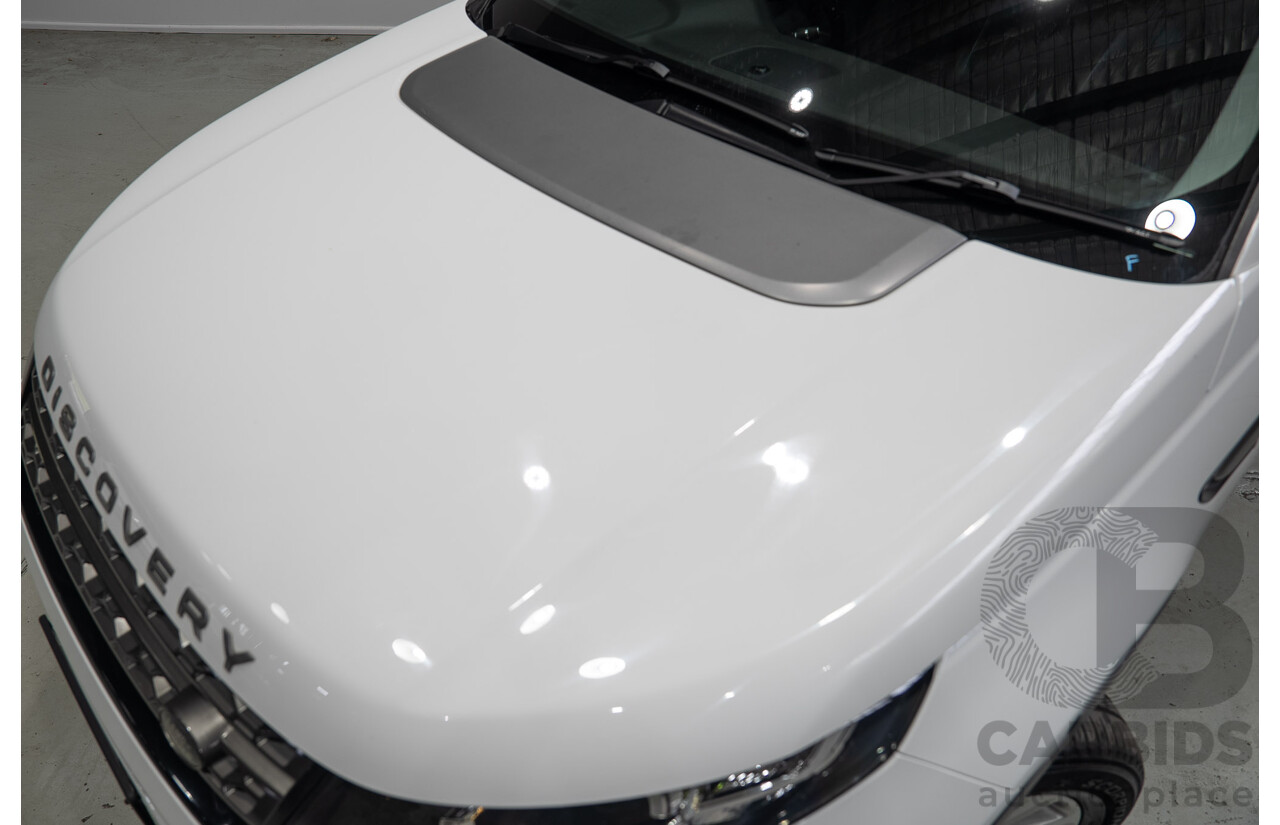 06/2015 Land Rover Discovery Sport SD4 SE (AWD) LC 4d Wagon Fuji White Turbo Diesel 2.2L - 7 Seater