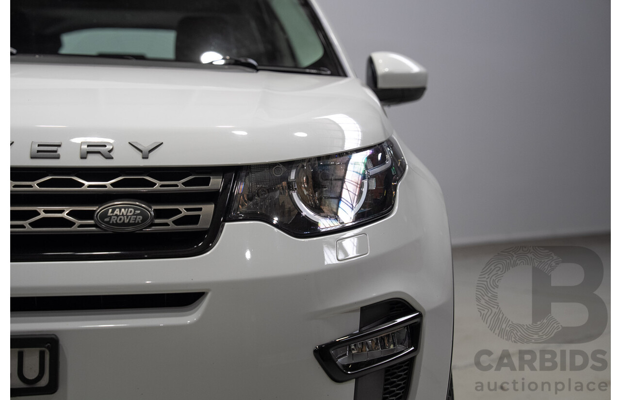 06/2015 Land Rover Discovery Sport SD4 SE (AWD) LC 4d Wagon Fuji White Turbo Diesel 2.2L - 7 Seater