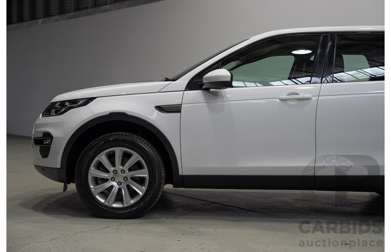 06/2015 Land Rover Discovery Sport SD4 SE (AWD) LC 4d Wagon Fuji White Turbo Diesel 2.2L - 7 Seater