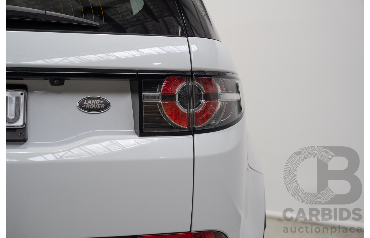 06/2015 Land Rover Discovery Sport SD4 SE (AWD) LC 4d Wagon Fuji White Turbo Diesel 2.2L - 7 Seater