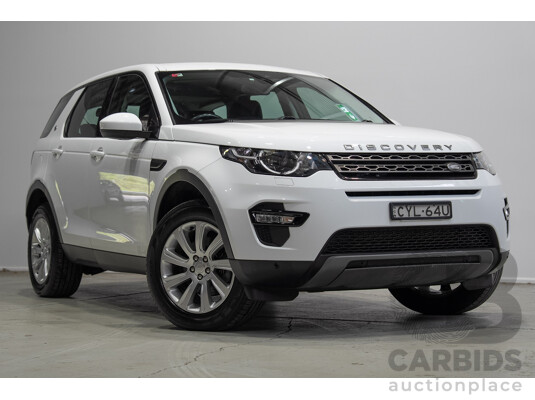 06/2015 Land Rover Discovery Sport SD4 SE (AWD) LC 4d Wagon Fuji White Turbo Diesel 2.2L - 7 Seater