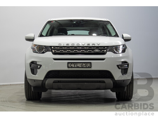 06/2015 Land Rover Discovery Sport SD4 SE (AWD) LC 4d Wagon Fuji White Turbo Diesel 2.2L - 7 Seater