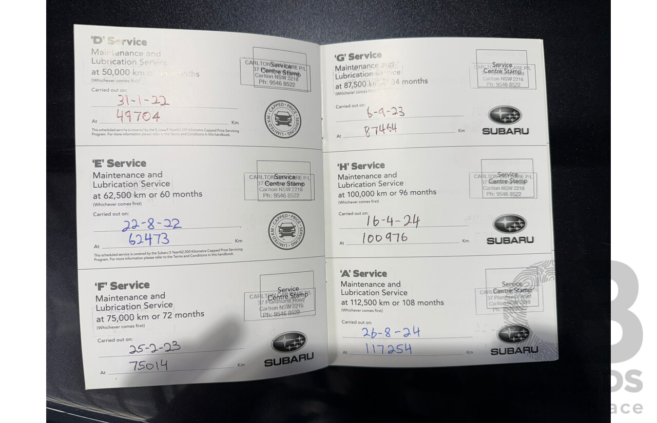 10/2019 Subaru XV 2.0i-S (AWD) G5X MY19 4d Hatchback Dark Grey Metallic 2.0L