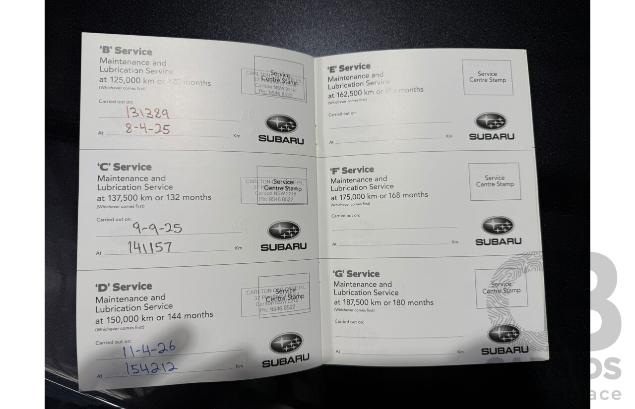 10/2019 Subaru XV 2.0i-S (AWD) G5X MY19 4d Hatchback Dark Grey Metallic 2.0L