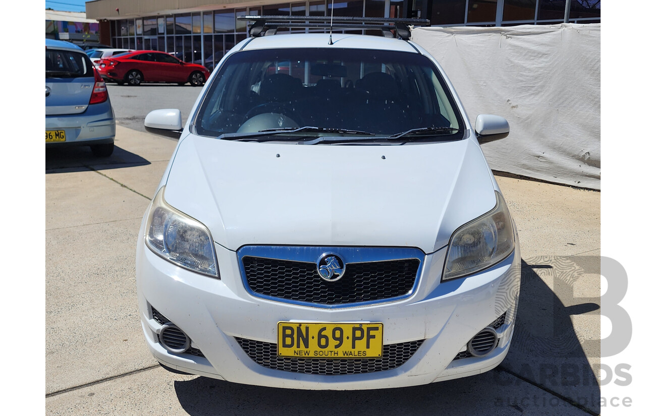 10/2011 Holden Barina TK MY11 5d Hatchback White 1.6L