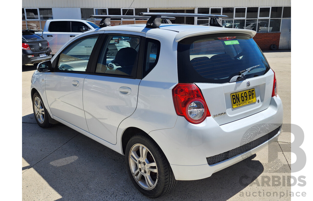 10/2011 Holden Barina TK MY11 5d Hatchback White 1.6L