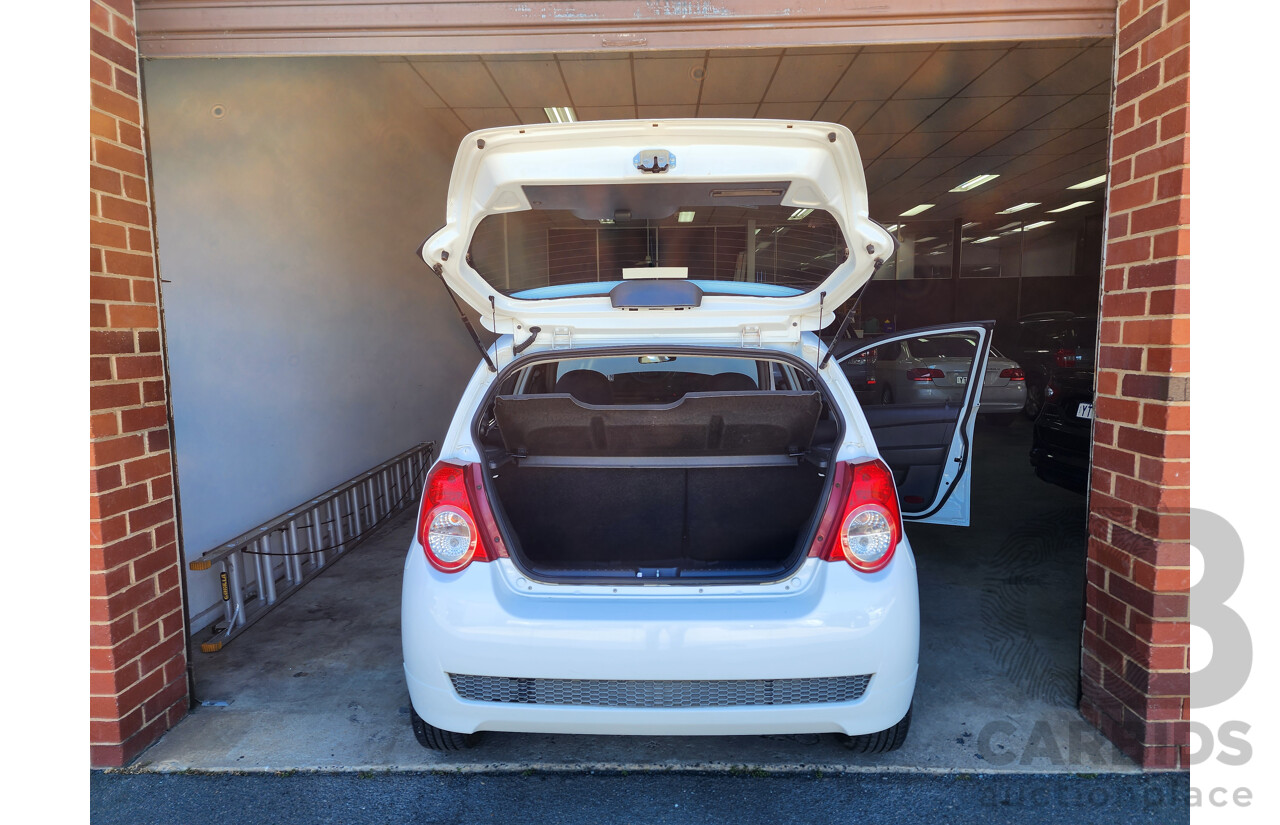 10/2011 Holden Barina TK MY11 5d Hatchback White 1.6L
