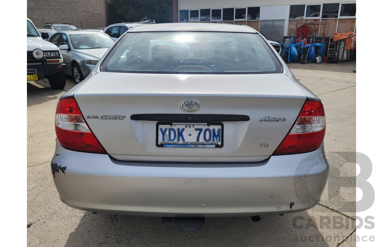 07/2004 Toyota Camry Altise MCV36R 4d Sedan Silver 3.0L
