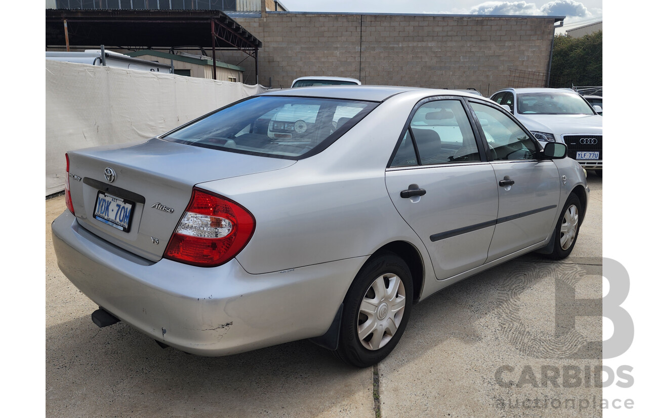 07/2004 Toyota Camry Altise MCV36R 4d Sedan Silver 3.0L