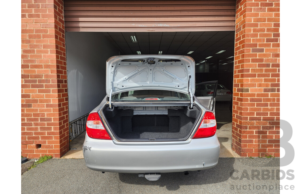 07/2004 Toyota Camry Altise MCV36R 4d Sedan Silver 3.0L