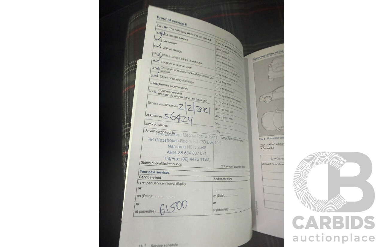 6/2015 Volkswagen Golf GTi AU MY15 5d Hatchback Pure White Turbo 2.0L