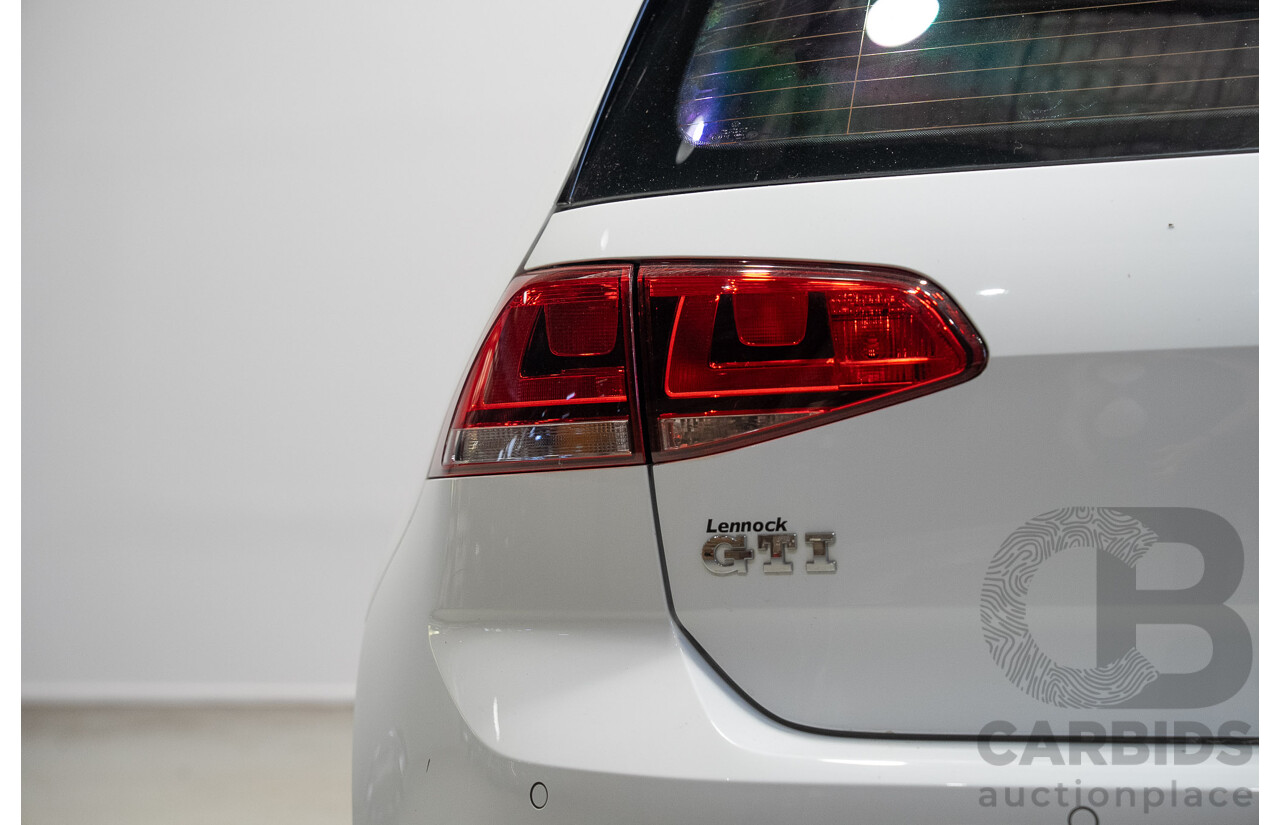 6/2015 Volkswagen Golf GTi AU MY15 5d Hatchback Pure White Turbo 2.0L