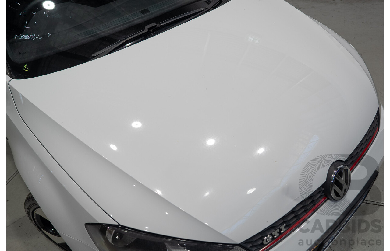 6/2015 Volkswagen Golf GTi AU MY15 5d Hatchback Pure White Turbo 2.0L