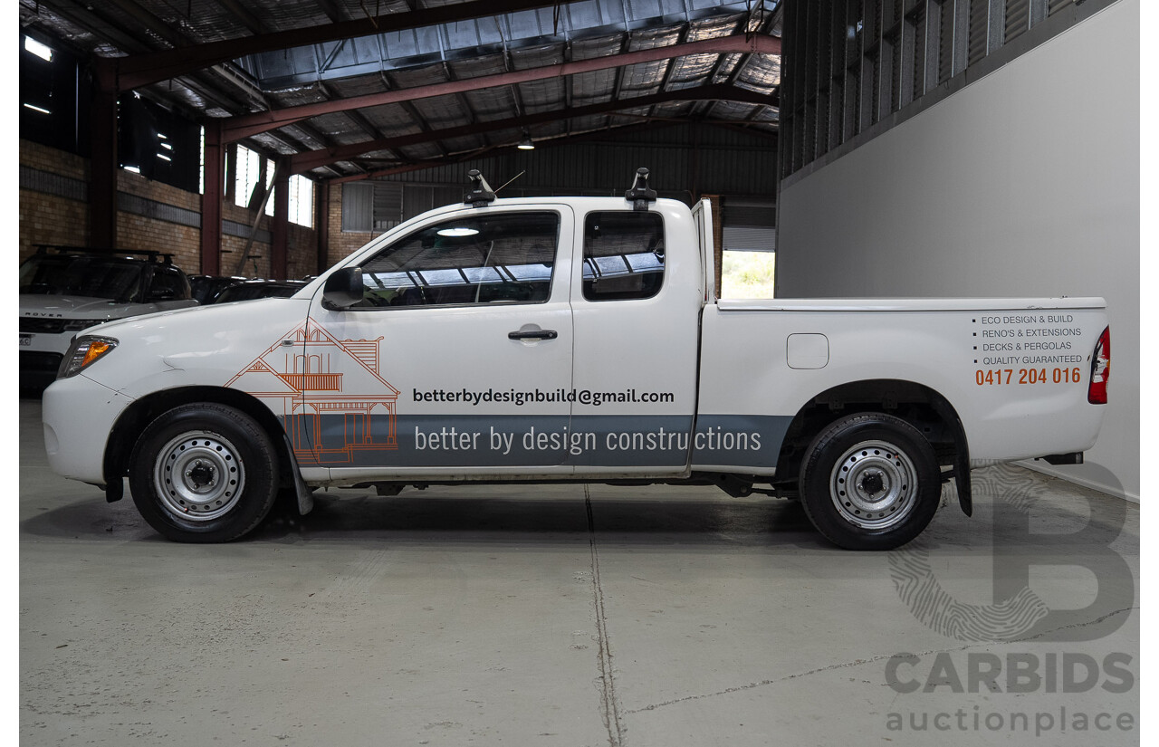 05/2008 Toyota Hilux SR GGN15R 07 UPGRADE X Cab P/Up White 4.0L
