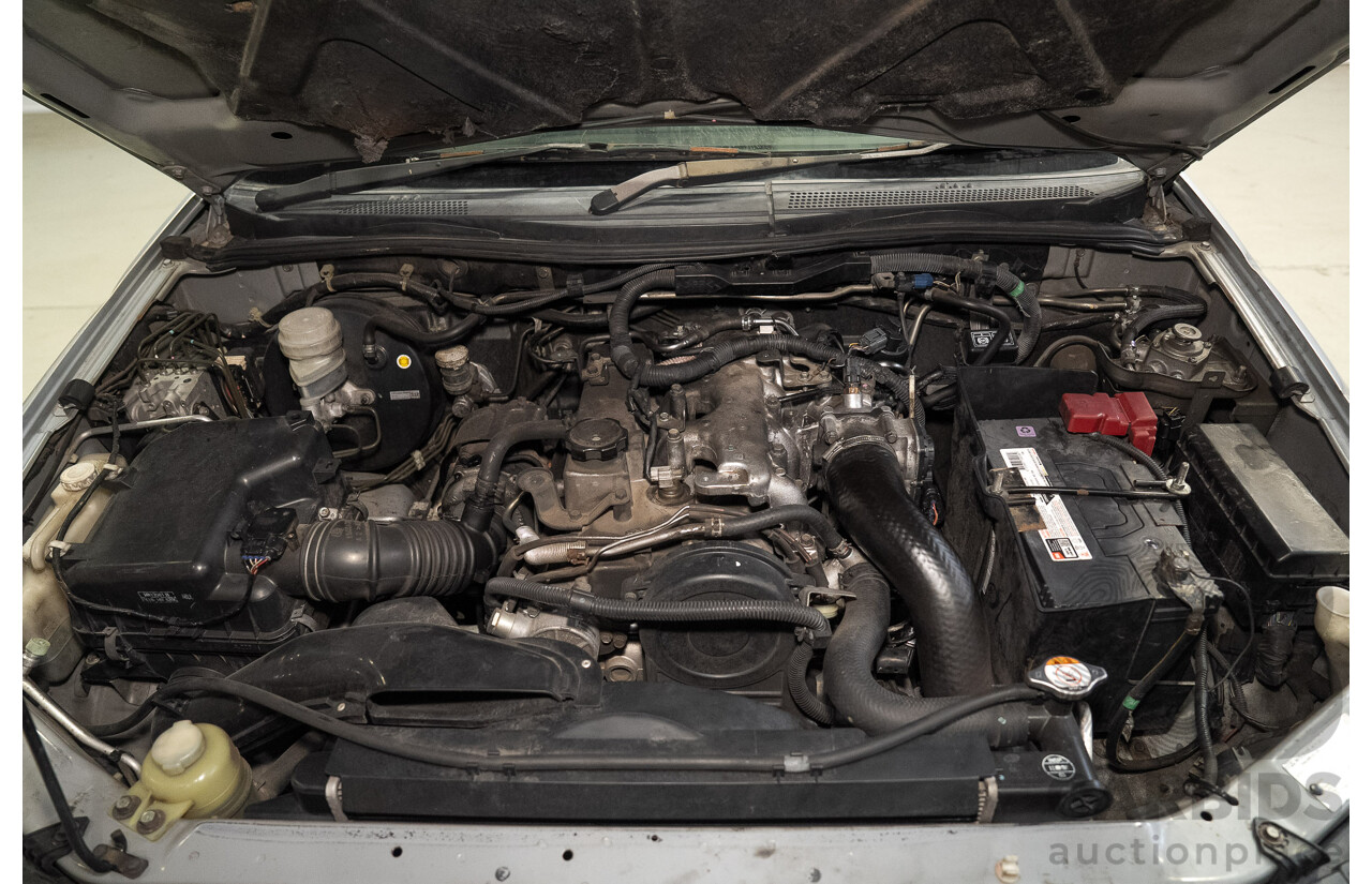12/2009 Mitsubishi Triton GL-R (4x4) MN MY10 Double Cab Utility SIlver Turbo Diesel 2.5L