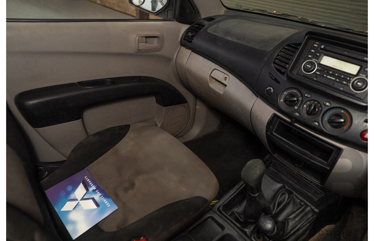 12/2009 Mitsubishi Triton GL-R (4x4) MN MY10 Double Cab Utility SIlver Turbo Diesel 2.5L