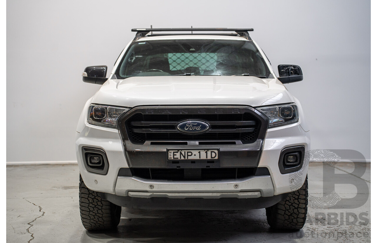 02/2021 Ford Ranger WILDTRAK 3.2 (4x4) PX MKIII MY21.25 Double Cab P/Up White 3.2L