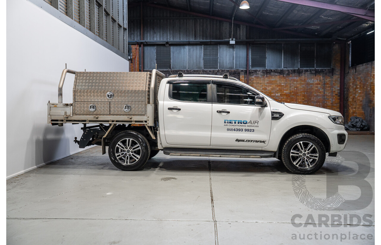 02/2021 Ford Ranger WILDTRAK 3.2 (4x4) PX MKIII MY21.25 Double Cab P/Up White 3.2L